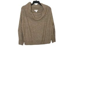 H&m light brown long sleeve turtleneck sweater. Size L